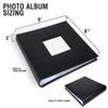 Personalized Photo Album, Custom Engraved Picture Album, Holds 200 4" x 6" Photos, Leatherette and Laser Engraved Scrapbook, Camping Trip view 3