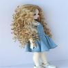 1/6 YOSD Wigs JD073 6-7inch 16-18cm Middel French Curls Synthetic Mohair BJD Doll Hair (Royal Blond SM476) view 2