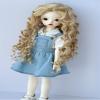 1/6 YOSD Wigs JD073 6-7inch 16-18cm Middel French Curls Synthetic Mohair BJD Doll Hair (Royal Blond SM476) view 4