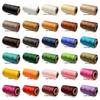 Flat Waxed Thread for Leather Sewing Wax String Polyester Cord Craft Stitching Bag Bookbinding Sail Bracelet Braid Jewelry DIY (1.2mm 300D, Black) view 3