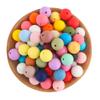 150Pcs Silicone Beads 12mm for Keychain Making Silicone Bead for Bracelet Making Necklace Making and Bulk Round Bead for Pens (Purple) view 3