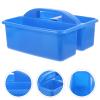 SEWACC Art Supply Organizer Handle Multi-functional Storage Basket for Classroom and Desk Compartmentalized Design for School Pens and Painting Tools view 3