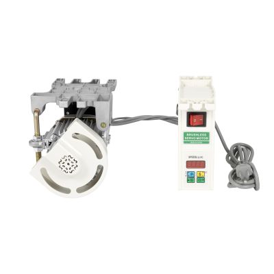 Gbonklong 110V 600W Brushless Sewing Machine Servo Motor, 500-4500RPM Adjustable Electric Brushless Servo Motor, Split Motor and Controller for Industrial Sewing with Speed Control Lever Low Noise
