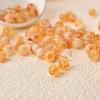 100PCS Natural Stone 10MM DIY Agate Round Loose Gemstone Smooth Beads with Hole for Necklace Bracelets Earring Making with Free Crystal Stretch Cord(Citrine) view 3