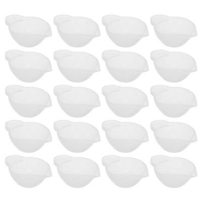 HOODANCOS 20pcs Silicone Mixing Cup for Epoxy Flexible Silicone Molds for Handicrafts Mixing Bowls for Crafts and Decoration
