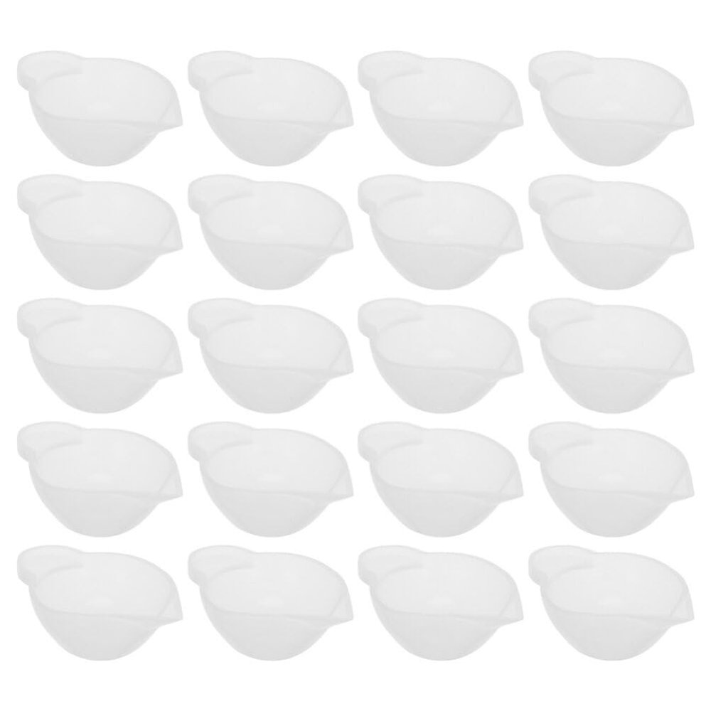 HOODANCOS 20pcs Silicone Mixing Cup for Epoxy Flexible Silicone Molds for Handicrafts Mixing Bowls for Crafts and Decoration