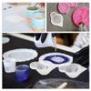 HOODANCOS 20pcs Silicone Mixing Cup for Epoxy Flexible Silicone Molds for Handicrafts Mixing Bowls for Crafts and Decoration view 2