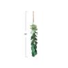 Creative Co-Op Hand-Painted Paper Mache Eucalyptus Bunch Wall Hanging, Green view 2