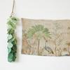 Creative Co-Op Hand-Painted Paper Mache Eucalyptus Bunch Wall Hanging, Green view 3