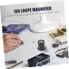HOODANCOS 4pcs Watch Repair Magnifier Loupe Jewelers Magnifying Glass for Close Inspection Tool for Crafts and Jewelry and Convenient Design view 2