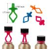 New brothread 100pcs Mix Sewing Notion (50 Bobbin Holders + 50 Bobbin Clamps) - Prevent Bobbin Thread Tails from Unwinding - Best Organizer for Most Sizes of Bobbin Thread Spools view 3