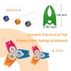 New brothread 100pcs Mix Sewing Notion (50 Bobbin Holders + 50 Bobbin Clamps) - Prevent Bobbin Thread Tails from Unwinding - Best Organizer for Most Sizes of Bobbin Thread Spools view 4