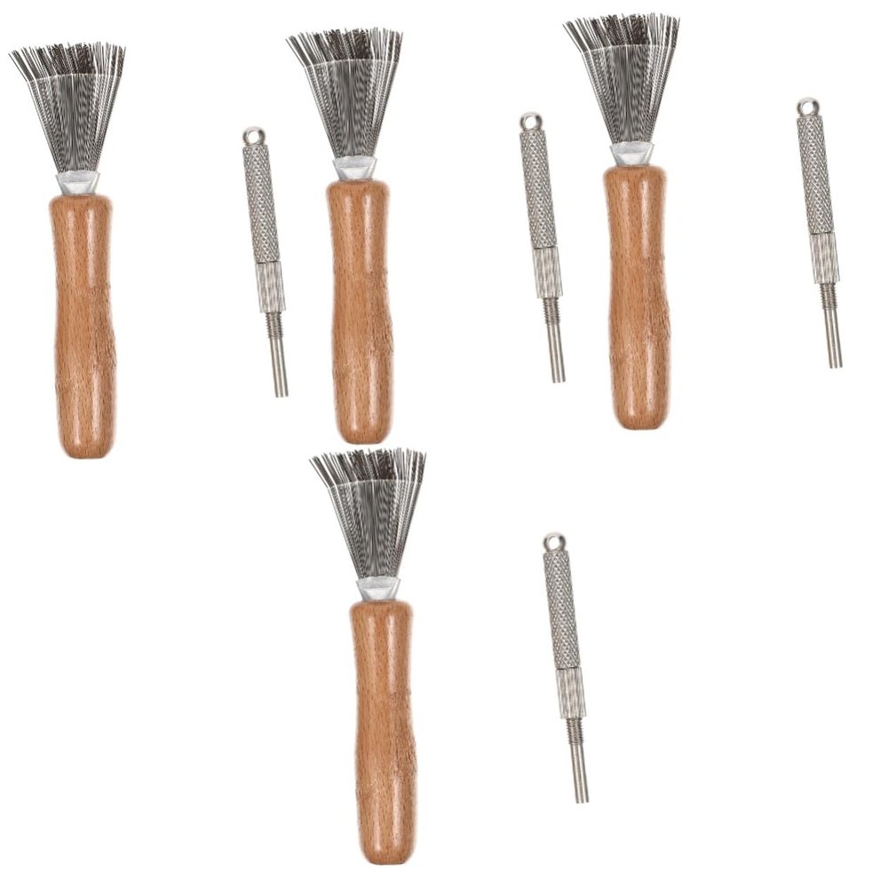 Lurrose 4sets Floral Frogs Cleaners Kenzan Straightening Tool Floral Arrangement Tool
