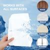 MAYJOYDIY 2pcs Iron Wire Stencil 11.811.8inch Barbed Wire DIY Stencils with Paint Brush Knotted Heart-Shaped Round Iron Wire Pattern Drawing Template for Craft Furniture Fabric Wall view 3