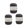 3 Balls 100% Mongolian Cashmere Yarn, Luxurious Hand Knitting Pure Cashmere Cone Yarn Home Necessity for Knitting Crocheting Crafts Total 150g (Deep Grey) view 1
