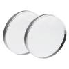 PATIKIL Acrylic Stamp Block, 2 Pack Stamping Block Round Clear Decorative Mounting Blocks Set for Scrapbooking DIY Crafts Card Making, 2" Diameter view 1