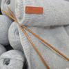 3 Balls 100% Mongolian Cashmere Yarn, Luxurious Hand Knitting Pure Cashmere Cone Yarn Home Necessity for Knitting Crocheting Crafts Total 150g (Light Grey) view 2
