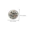 Tofficu 600sets Rhinestone Rivets for Leather Craft Decorative for Bags Clothing Shoes Accessories and Stylish Design view 4