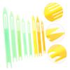 Lurrose 3sets Fish Net Repair Tool Weaving Shuttle for Fishnets Durable and Easy to Use 8pcs*3 view 1