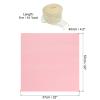 PATIKIL 20 Sheets Flower Wrapping Paper, 22x22 Inch Korean Style Floral Bouquet Craft Packaging Waterproof Paper with Ribbons for Flowers Gift Packaging, Honey Pink view 2