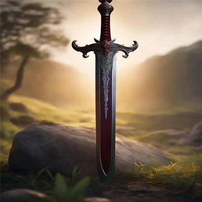 Wenpeef Vintage Sword Diamond Art for Adults, 70x100cm Large Diamond Painting Kits, 5D DIY Full Square Drill Paint by Numbers Gem Art Supplies Pictures for Home Decor Wall Art Gifts 28x40in W-14911
