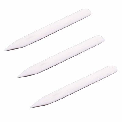 3PCS Genuine Cow Bone Paper Folding Tool, Paper Creaser Crafting Tool for DIY Cards Crafts Bookbinding Scrapbooking Leather Handmade Tool