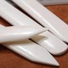 3PCS Genuine Cow Bone Paper Folding Tool, Paper Creaser Crafting Tool for DIY Cards Crafts Bookbinding Scrapbooking Leather Handmade Tool view 4