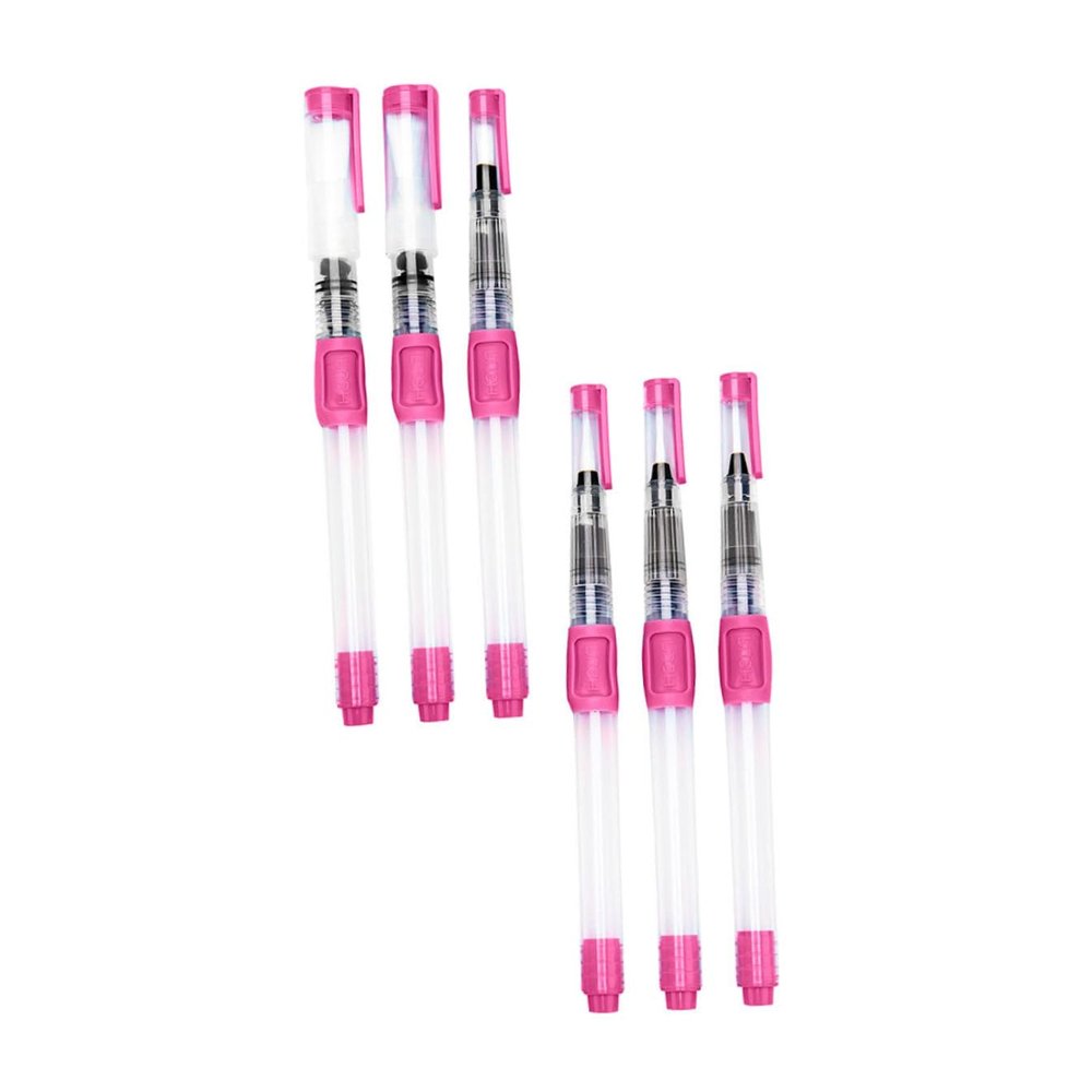 Operitacx 3sets Watercolor Brush Pens Creative Water Pen Easy Water Flow Residual Amount Visibility