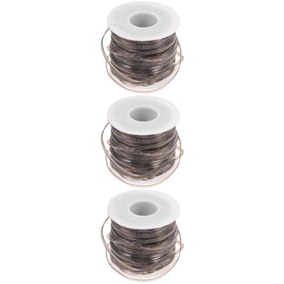 TEHAUX 3rolls Craft Rope Flexible String for Jewelry Making Beading and Lanyards for Bracelet Keychain and Drawstring Bag Projects
