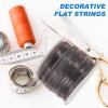 TEHAUX 3rolls Craft Rope Flexible String for Jewelry Making Beading and Lanyards for Bracelet Keychain and Drawstring Bag Projects view 4