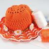 2 Pack/250g Ice Silk Thread 2mm DIY Crochet Bag Thread Knitting Summer Sun Hats Yarn (Light Camel) view 3