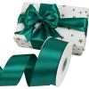 Simplegoal Double Face Teal Satin Ribbon 2 Inch X 50 Yards Polyester Ribbons for Gift Wrapping Fabric Ribbon for Crafts Flower Bouquet Sewing Arts Wedding Party Decoration view 1