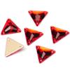 Triangle Sewing Crystal Strass Sew On Stones Glass Beads Flat Back Rhinestone for Clothing Light Sapphire 22mm 24Pcs view 4