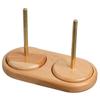 Operitacx Wood Yarn Holder Spool Organizer Sturdy Thread Holder for Knitting Crocheting Fine Craftsmanship Premium Wood for Home Crafting view 1