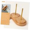 Operitacx Wood Yarn Holder Spool Organizer Sturdy Thread Holder for Knitting Crocheting Fine Craftsmanship Premium Wood for Home Crafting view 4