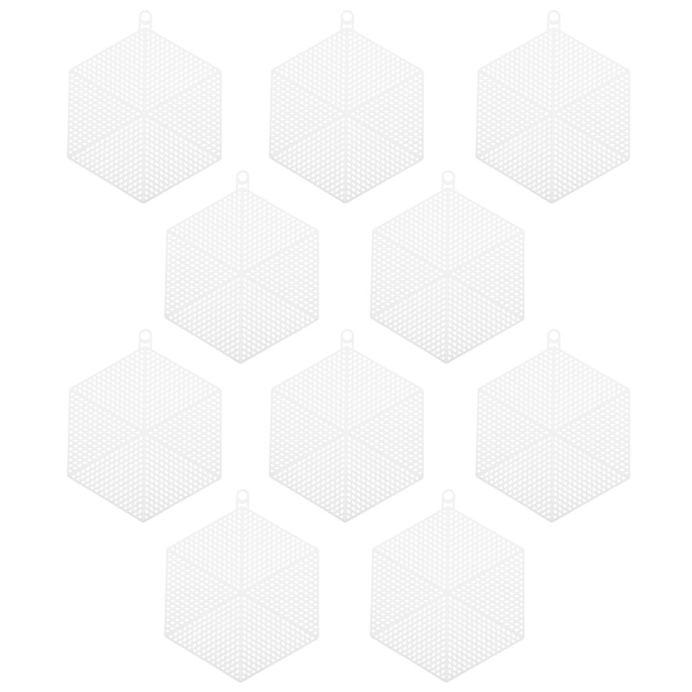 Operitacx White Plastic Mesh Canvas Sheet 5.90X4.72 Inch Smooth Surface DIY Mesh Sheets for Crochet Embroidery Needlepoint and Craft Projects