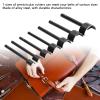 Derefine 7pcs Leather Punch Semicircular Shape Incisive Practical Cutters, Leather Working Tools, Leather Repair Accessories, DIY Hand Sewn Set Repair Kit for Shoes Bag Stitching view 4