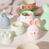 BOOWAN NICOLE Easter Bunny Egg Candle Vessel Silicone Mold, Easter Decorations Candle Jar Mould for Gift DIY Handmade (SH1052-1-3) view 2