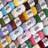 Keche Velvet Chenille Yarn for Crocheting, Soft Bulky Baby Blanket Amigurumi Yarn 5x100 gr (5x132 yds) (5 Skeins) - Dark Yellow view 3