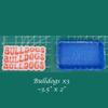 Bulldogs Bulldogs Bulldogs - Silicone Freshie Mold - view 2
