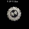 Round Branch Garland Die Cuts for Card Making, Lace Metal Cutting Dies for Paper Scrapbooking, DIY Stencils for Album Party Wedding Festivals Decoration view 2