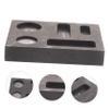 Tofficu Graphite Ingot Mold for Melting and Casting Gold Silver Five Design for Jewelry Making and Refining Graphite Crucible Mold for High-Temperature Applications view 4
