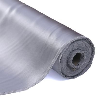 Byitre 16 Momme 100% Pure Mulberry Silk Fabric - 44 Inches Wide Charmeuse Silk, 1 Yard for Pajamas, Shirts or DIY Crafts(Light Grey)