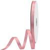 Maclemon 3/8 inch Wide 100 Yards Double Face Dusty Pink Satin Ribbon Fabric Ribbon for Gift Wrapping Very Suitable for Weddings Decoration Bouquet Balloons Arts Craft Sewing Hair Bow Invitation view 1