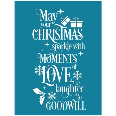 Christmas Self Adhesive Silk Screen Printing Stencil Mesh Transfers for T-Shirt Silk Screen Stencils