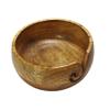 VANIYA CRAFTS Handmade Acacia Wood Yarn Bowl Large Knitting & Crochet Holder for Tangle-Free Crafting 6.5 x 3 (Walnut) Gift for Knitters & Crocheters view 3