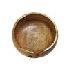 VANIYA CRAFTS Handmade Acacia Wood Yarn Bowl Large Knitting & Crochet Holder for Tangle-Free Crafting 6.5 x 3 (Walnut) Gift for Knitters & Crocheters view 4