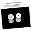 Amosfun 16pcs Cord Knobs Replacement for Window Blinds Decorative White Pull Cord Tassels for Curtains and Shades Easy to Install and Reliable Blinds Accessories view 2
