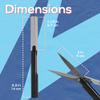 JubileeYarn TSA Compliant Pen-Style Portable Travel Scissors - Green - 3 Scissors view 2