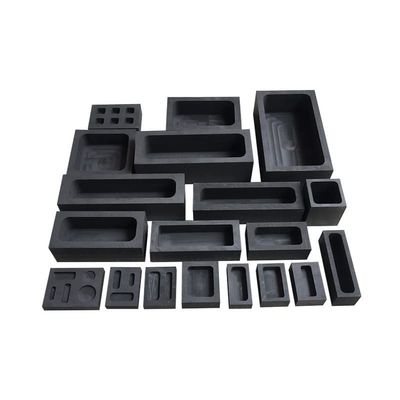 easytooly Graphite Crucible Square Graphite Casting Ingot Bar Mold for Gold Silver Copper Metal Melting Refining Tools (Size : 42x22x10mm 1pc)
